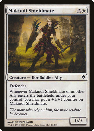 Makindi Shieldmate [Zendikar] | Exor Games Truro