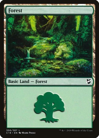 Forest (306) [Commander 2018] | Exor Games Truro