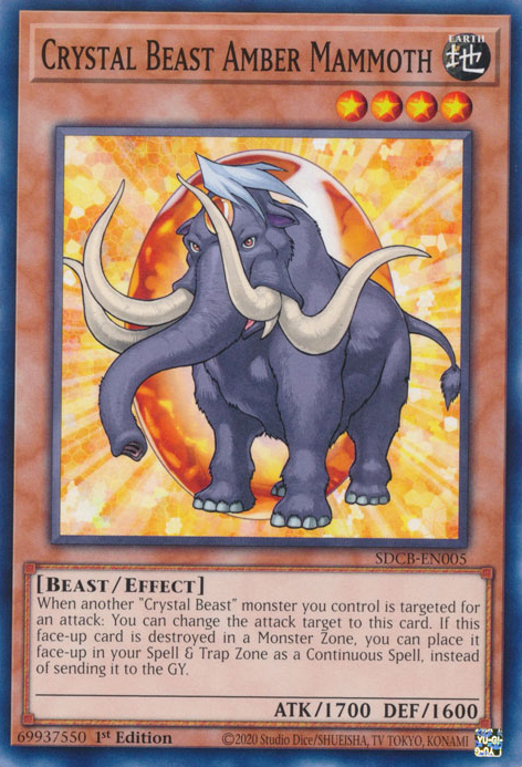 Crystal Beast Amber Mammoth [SDCB-EN005] Common | Exor Games Truro