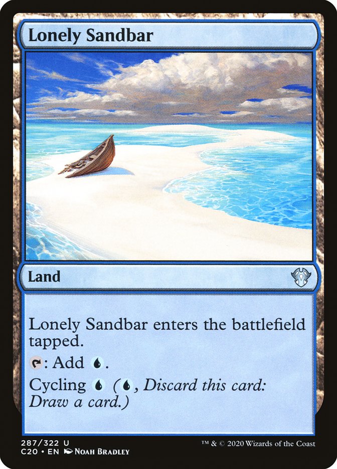 Lonely Sandbar [Commander 2020] | Exor Games Truro