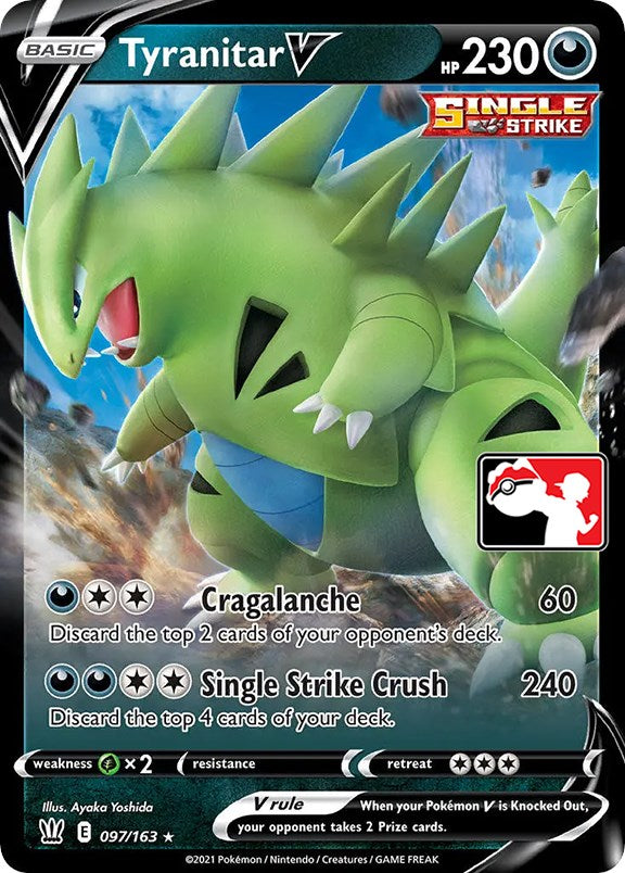 Tyranitar V (097/163) [Prize Pack Series One] | Exor Games Truro