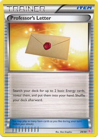 Professor's Letter (28/30) [XY: Trainer Kit - Sylveon] | Exor Games Truro