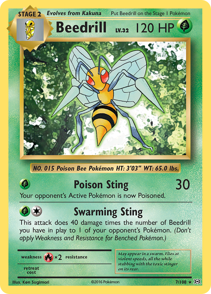 Beedrill (7/108) [XY: Evolutions] | Exor Games Truro