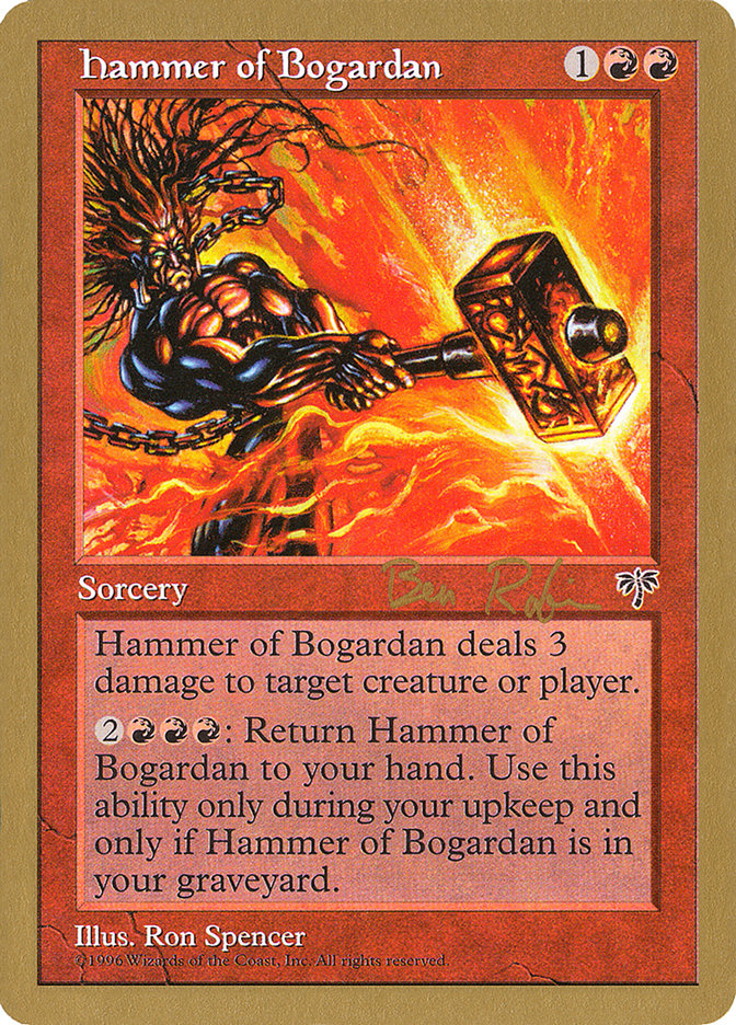 Hammer of Bogardan (Ben Rubin) [World Championship Decks 1998] | Exor Games Truro