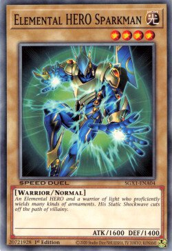 Elemental HERO Sparkman [SGX1-ENA04] Common | Exor Games Truro