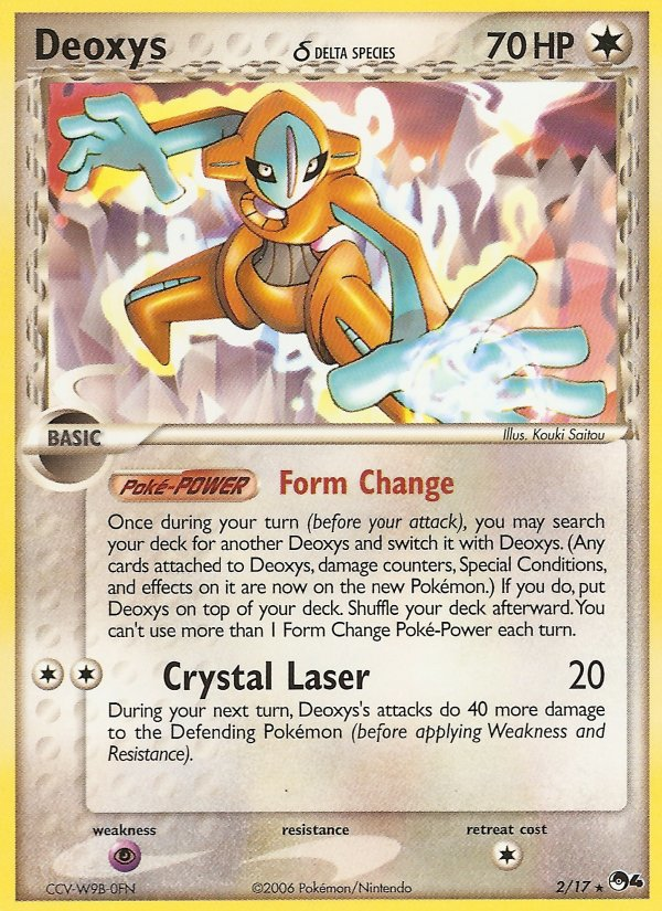 Deoxys (2/17) (Delta Species) [POP Series 4] | Exor Games Truro