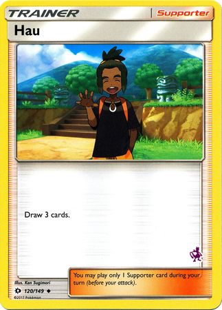 Hau (120/149) (Mewtwo Deck) [Battle Academy 2020] | Exor Games Truro