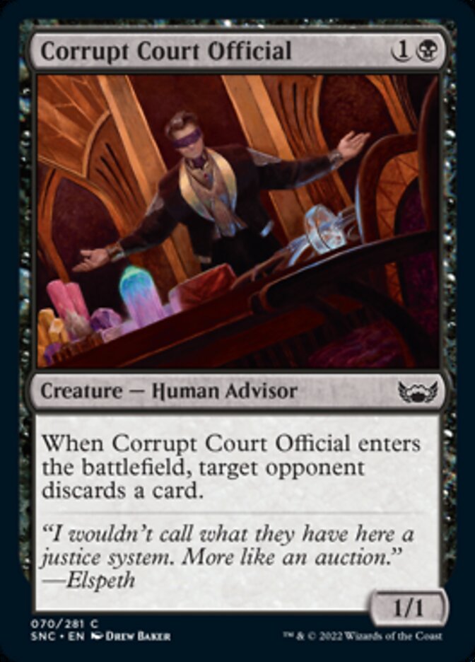 Corrupt Court Official [Streets of New Capenna] | Exor Games Truro