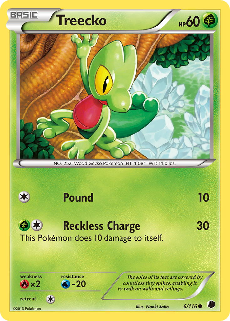 Treecko (6/116) [Black & White: Plasma Freeze] | Exor Games Truro