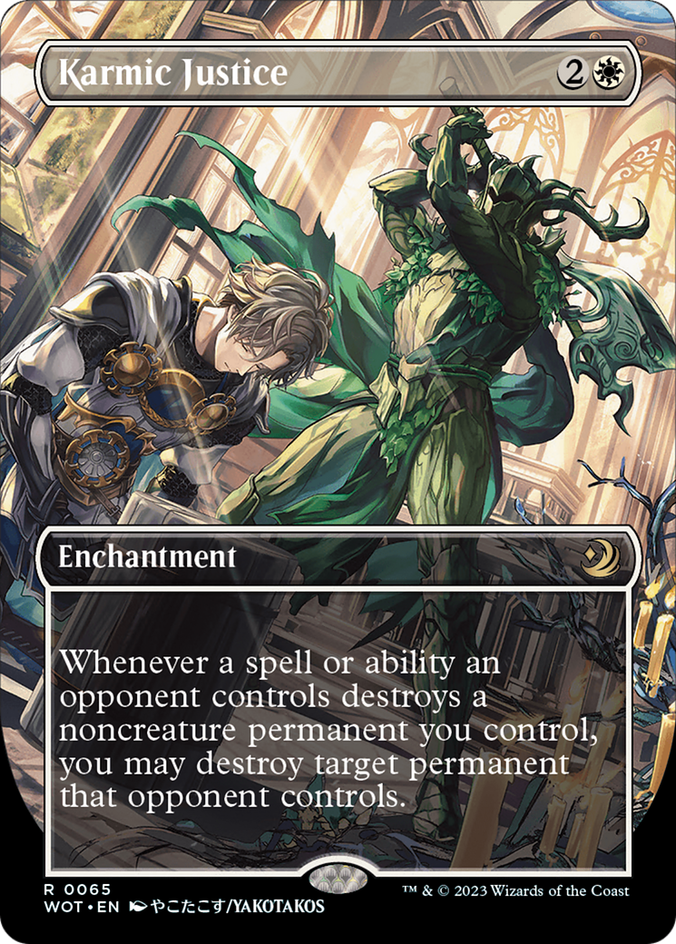 Karmic Justice (Anime Borderless) [Wilds of Eldraine: Enchanting Tales] | Exor Games Truro
