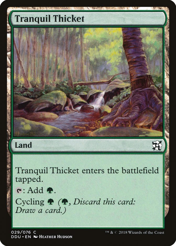 Tranquil Thicket [Duel Decks: Elves vs. Inventors] | Exor Games Truro