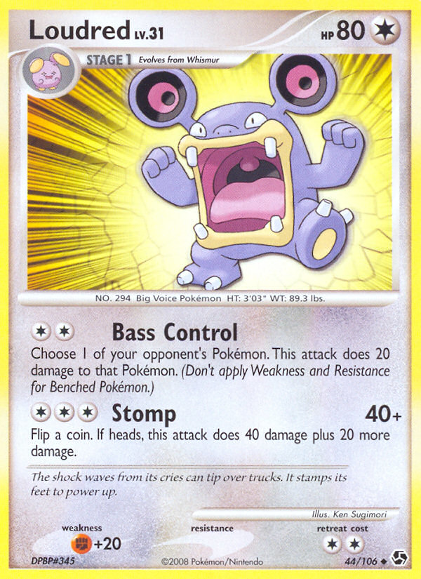 Loudred (44/106) [Diamond & Pearl: Great Encounters] | Exor Games Truro