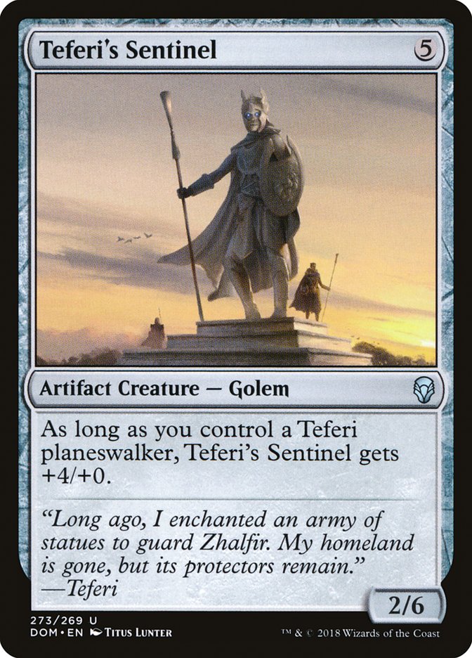 Teferi's Sentinel [Dominaria] | Exor Games Truro