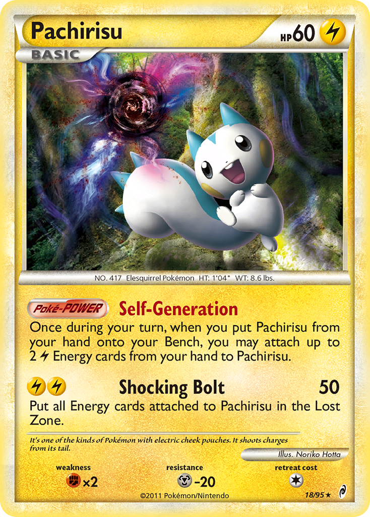 Pachirisu (18/95) [HeartGold & SoulSilver: Call of Legends] | Exor Games Truro