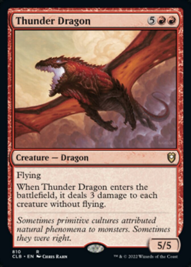 Thunder Dragon [Commander Legends: Battle for Baldur's Gate] | Exor Games Truro