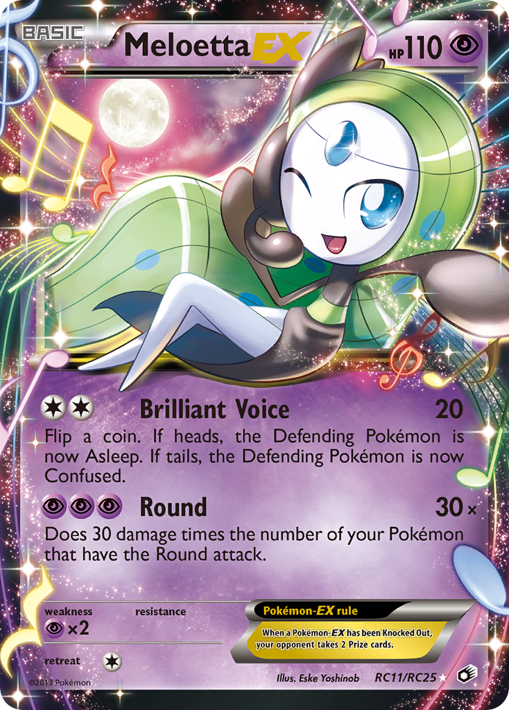 Meloetta EX (RC11/RC25) [Black & White: Legendary Treasures] | Exor Games Truro