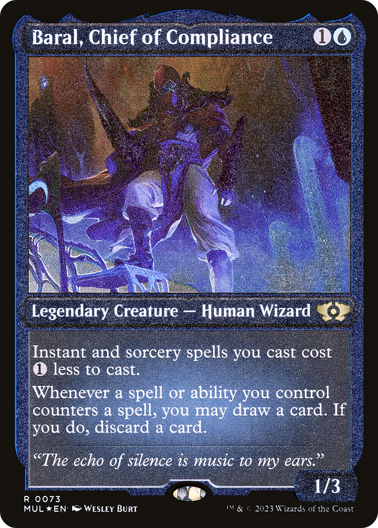 Baral, Chief of Compliance (Foil Etched) [Multiverse Legends] | Exor Games Truro