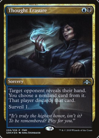 Thought Erasure [Guilds of Ravnica Promos] | Exor Games Truro