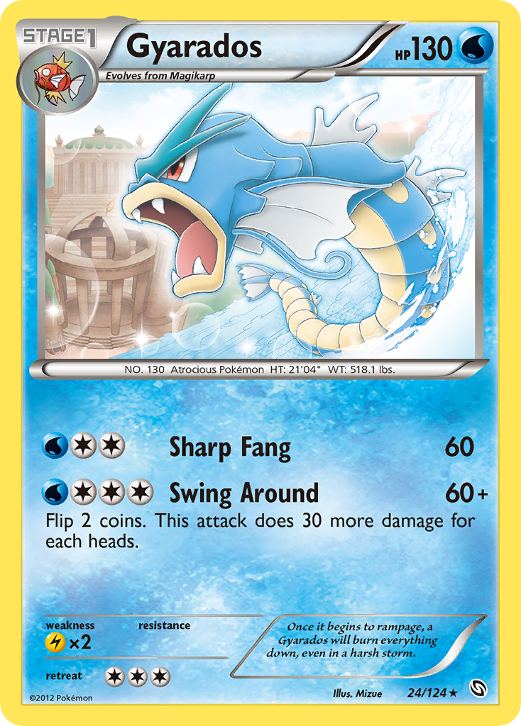 Gyarados (24/124) [Black & White: Dragons Exalted] | Exor Games Truro