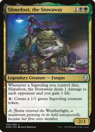 Slimefoot, the Stowaway [Dominaria] | Exor Games Truro