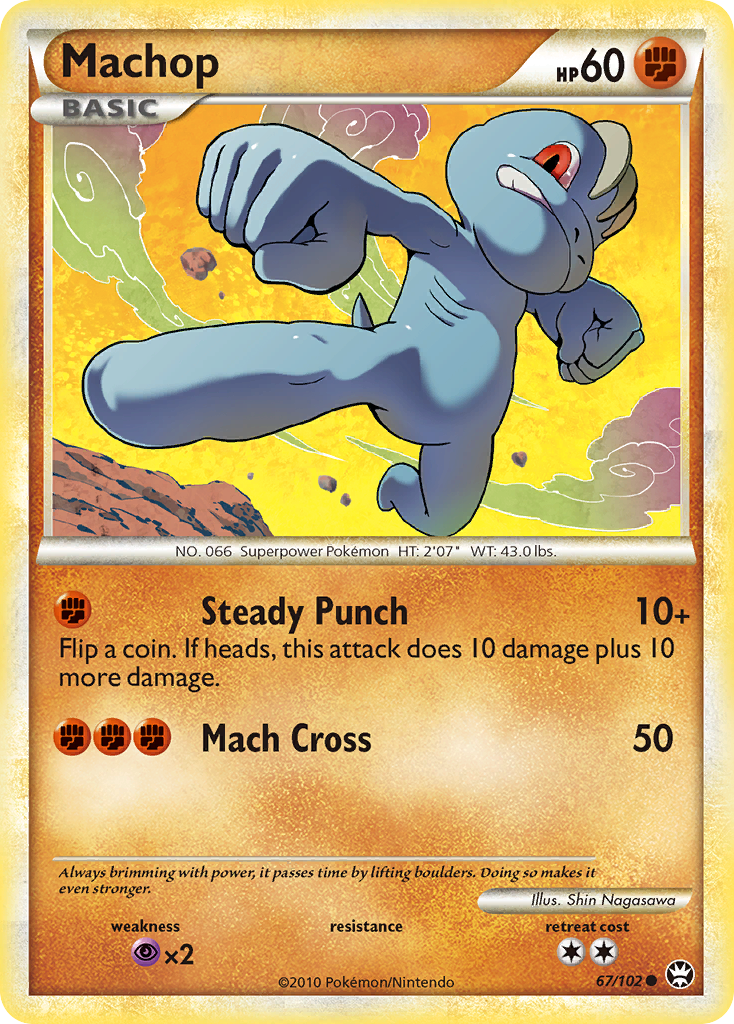 Machop (67/102) [HeartGold & SoulSilver: Triumphant] | Exor Games Truro