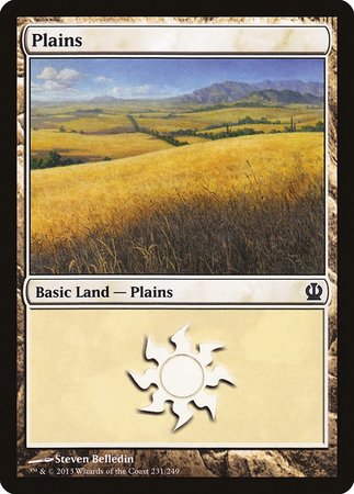 Plains (231) [Theros] | Exor Games Truro
