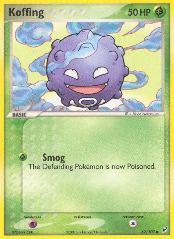 Koffing (62/107) [EX: Deoxys] | Exor Games Truro