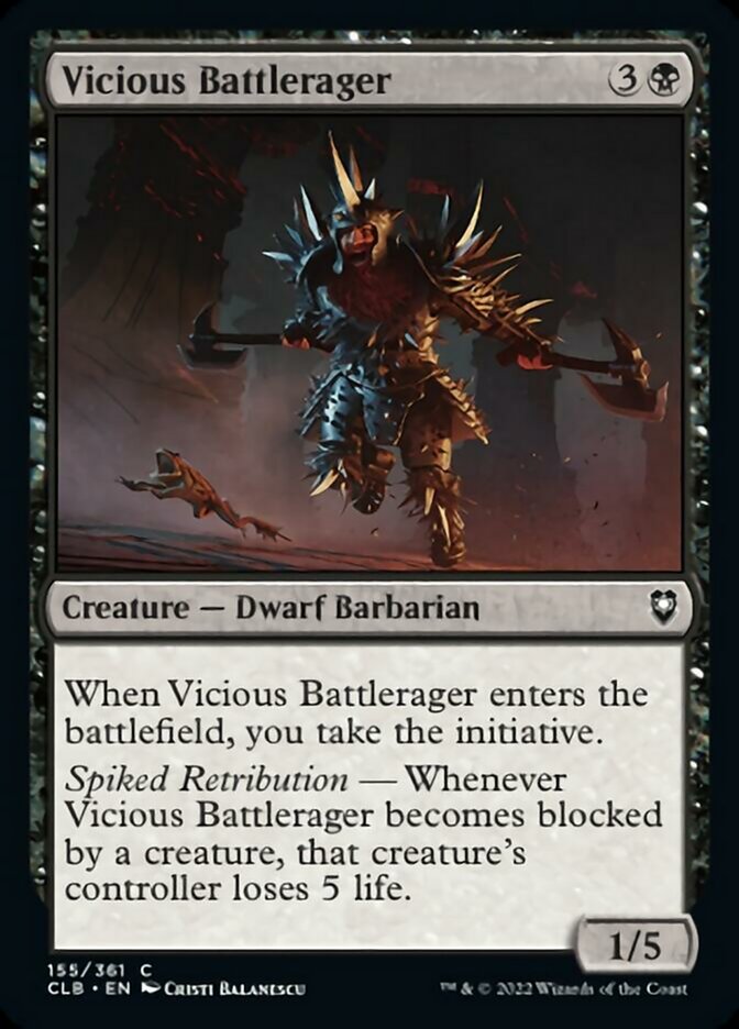 Vicious Battlerager [Commander Legends: Battle for Baldur's Gate] | Exor Games Truro