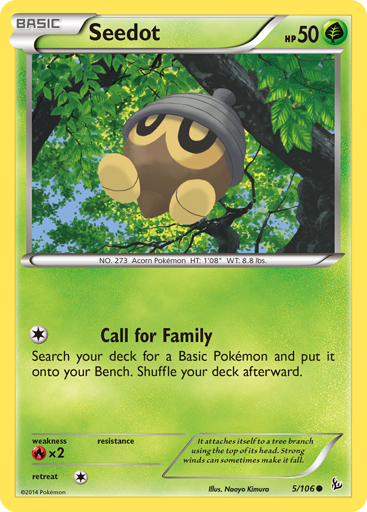 Seedot (5/106) [XY: Flashfire] | Exor Games Truro