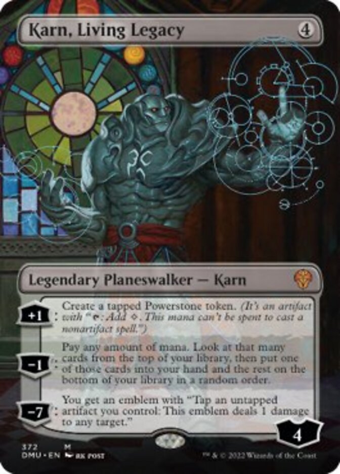 Karn, Living Legacy (Borderless) [Dominaria United] | Exor Games Truro