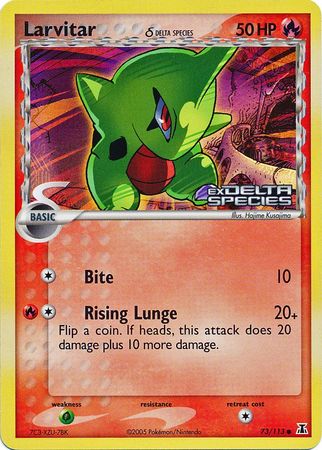 Larvitar (73/113) (Delta Species) (Stamped) [EX: Delta Species] | Exor Games Truro