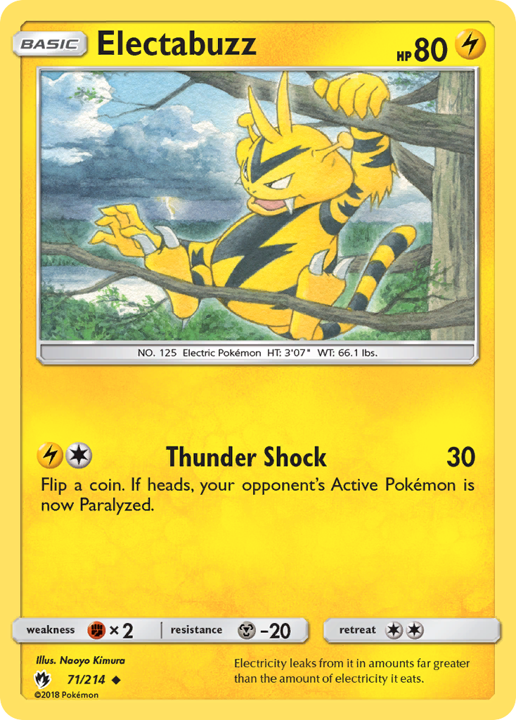 Electabuzz (71/214) [Sun & Moon: Lost Thunder] | Exor Games Truro