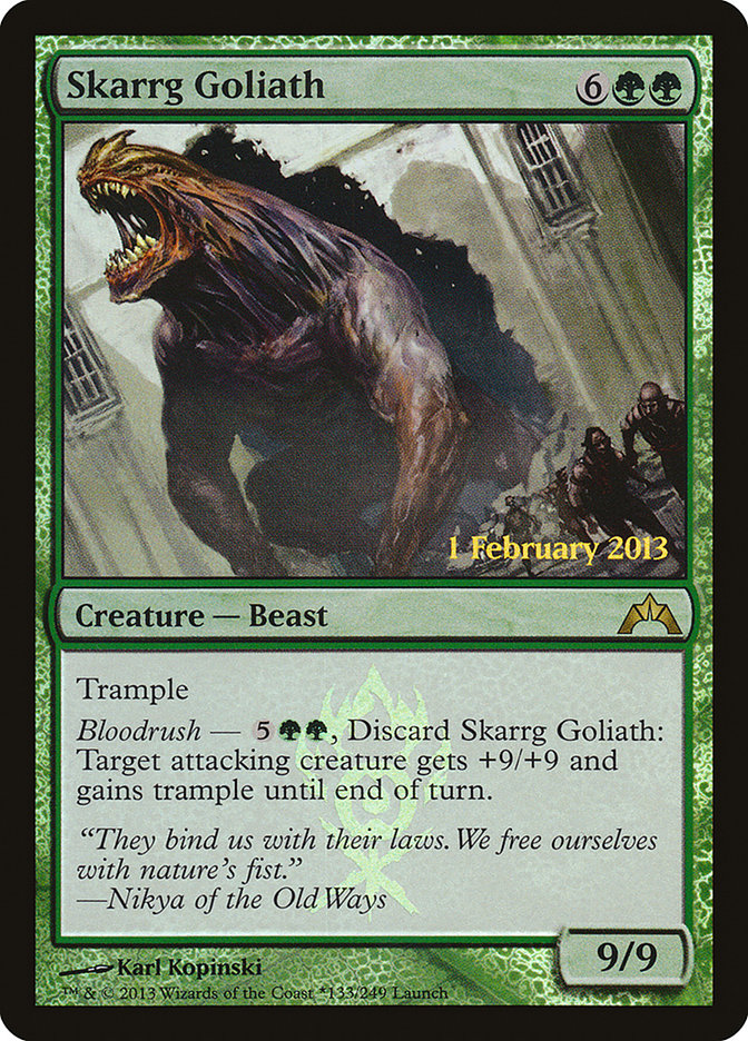 Skarrg Goliath (Launch) [Gatecrash Prerelease Promos] | Exor Games Truro