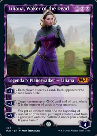 Liliana, Waker of the Dead (Showcase) [Core Set 2021] | Exor Games Truro