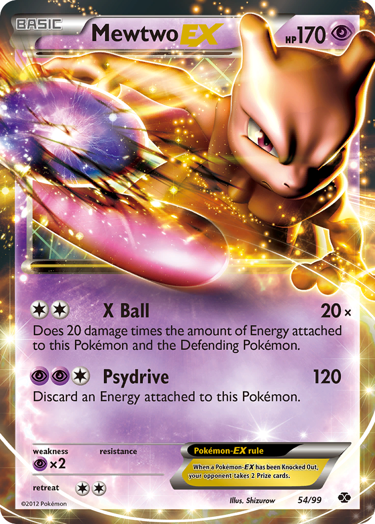 Mewtwo EX (54/99) [Black & White: Next Destinies] | Exor Games Truro