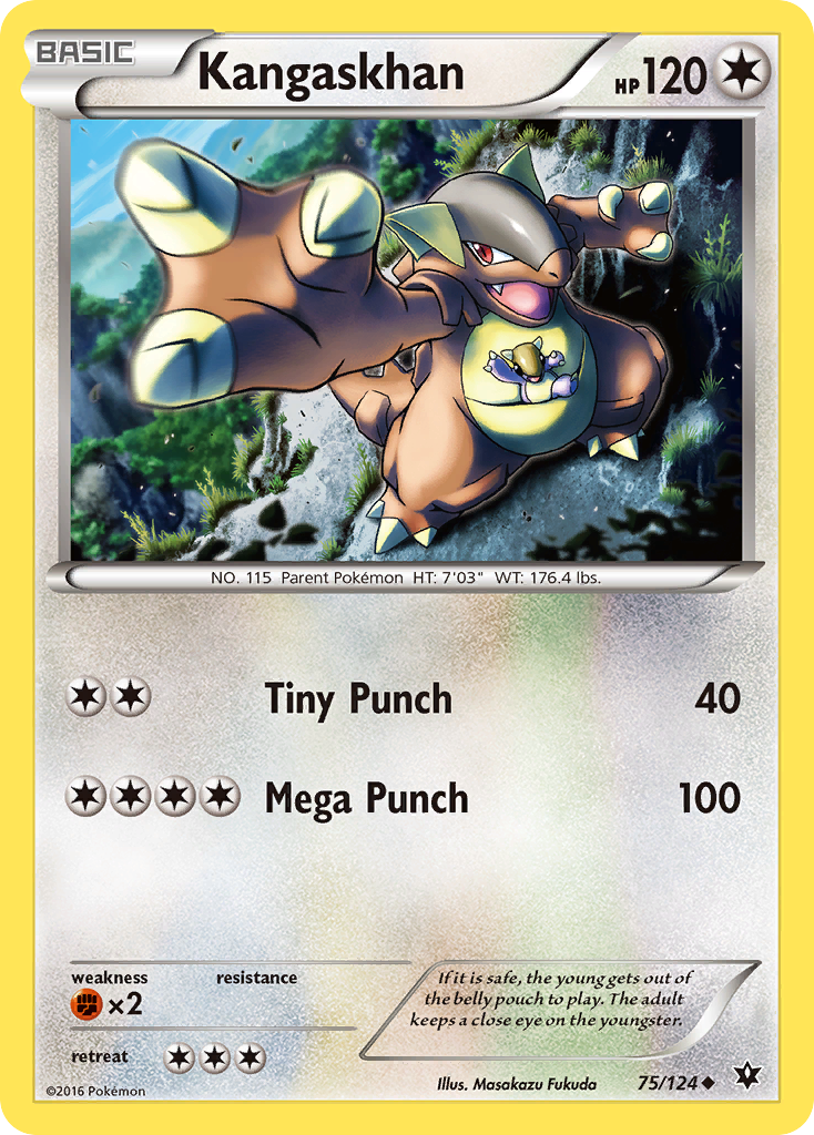 Kangaskhan (75/124) [XY: Fates Collide] | Exor Games Truro