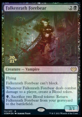 Falkenrath Forebear [Innistrad: Crimson Vow Prerelease Promos] | Exor Games Truro