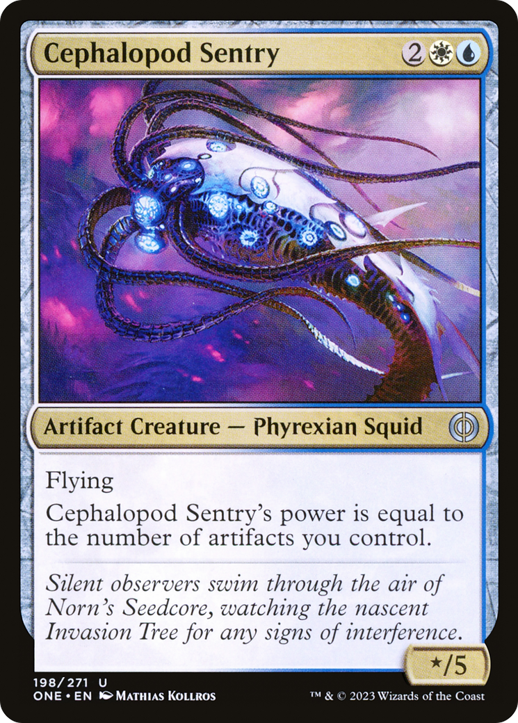 Cephalopod Sentry [Phyrexia: All Will Be One] | Exor Games Truro