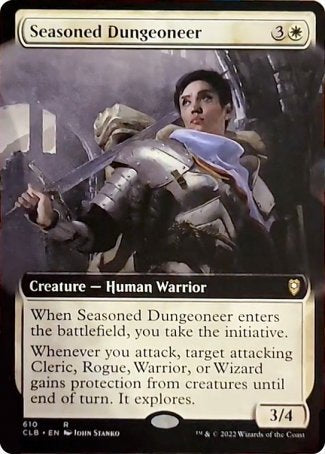 Seasoned Dungeoneer (Extended Art) [Commander Legends: Battle for Baldur's Gate] | Exor Games Truro