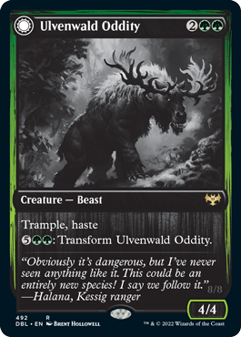 Ulvenwald Oddity // Ulvenwald Behemoth [Innistrad: Double Feature] | Exor Games Truro