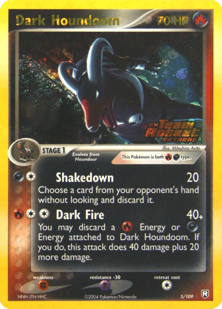 Dark Houndoom (5/109) (Stamped) [EX: Team Rocket Returns] | Exor Games Truro