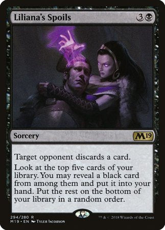 Liliana's Spoils [Core Set 2019] | Exor Games Truro