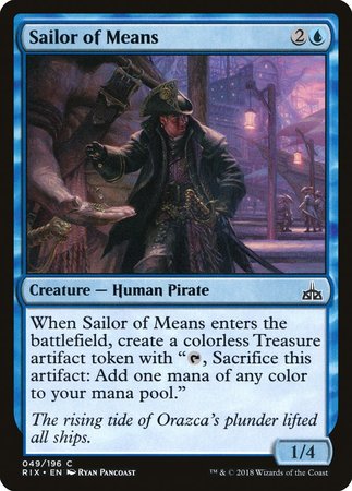 Sailor of Means [Rivals of Ixalan] | Exor Games Truro