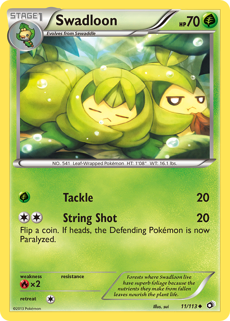 Swadloon (11/113) [Black & White: Legendary Treasures] | Exor Games Truro