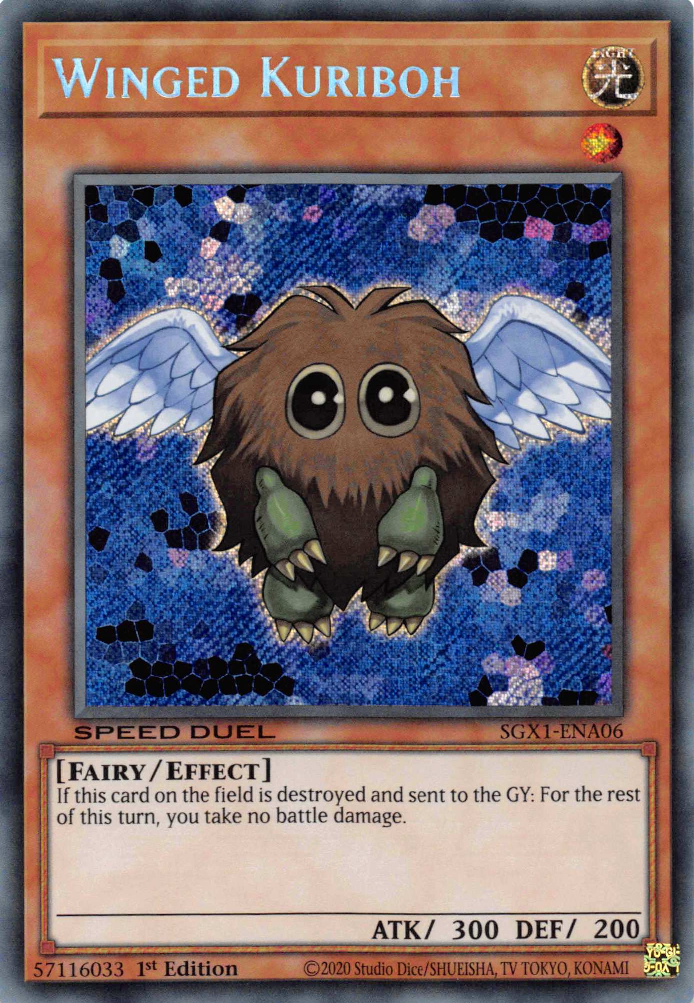 Winged Kuriboh [SGX1-ENA06] Secret Rare | Exor Games Truro