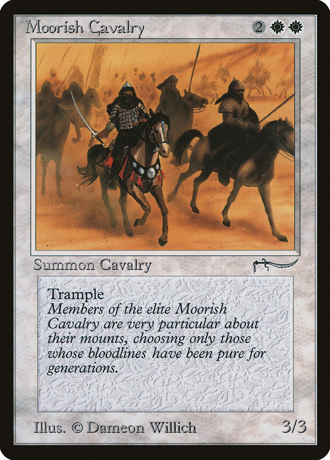 Moorish Cavalry (Dark Mana Cost) [Arabian Nights] | Exor Games Truro