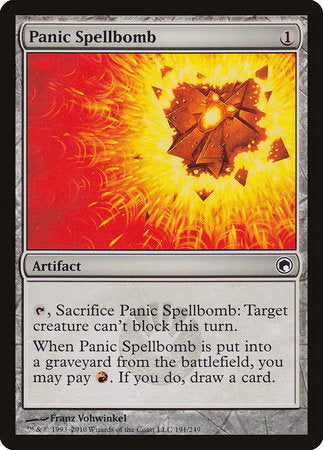 Panic Spellbomb [Scars of Mirrodin] | Exor Games Truro