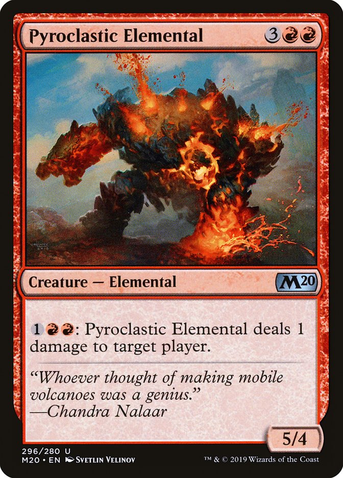 Pyroclastic Elemental [Core Set 2020] | Exor Games Truro