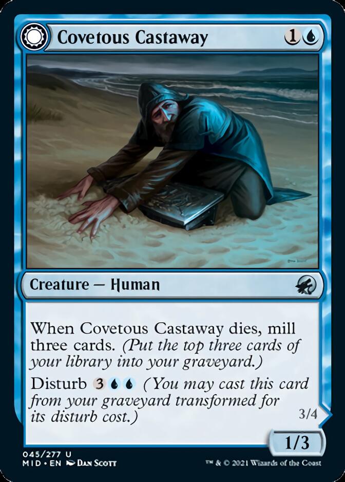 Covetous Castaway // Ghostly Castigator [Innistrad: Midnight Hunt] | Exor Games Truro