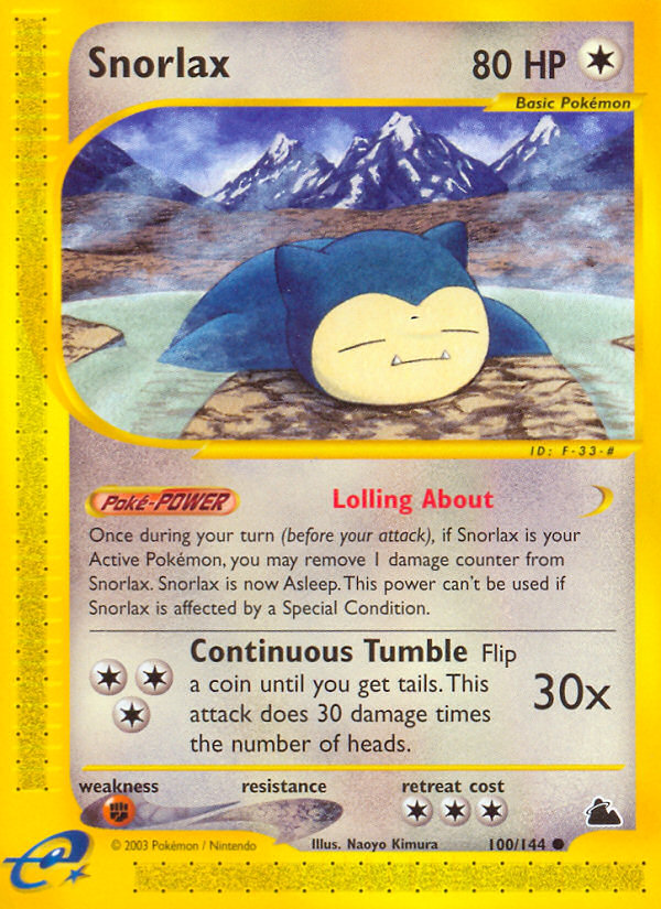 Snorlax (100/144) [Skyridge] | Exor Games Truro